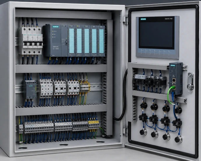 tablero PLC Siemens industrial